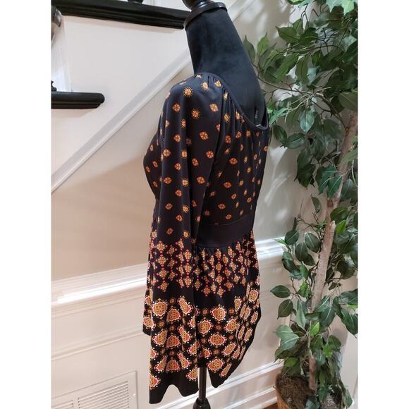 International Concepts Women Black Polyester Round Neck Long Sleeve Top Blouse M - Picture 6 of 11